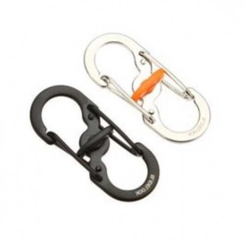 Backpack Anti-theft Hanging Keychain Stainless Steel 8-Shape Buckle Snap Clip Carabiner